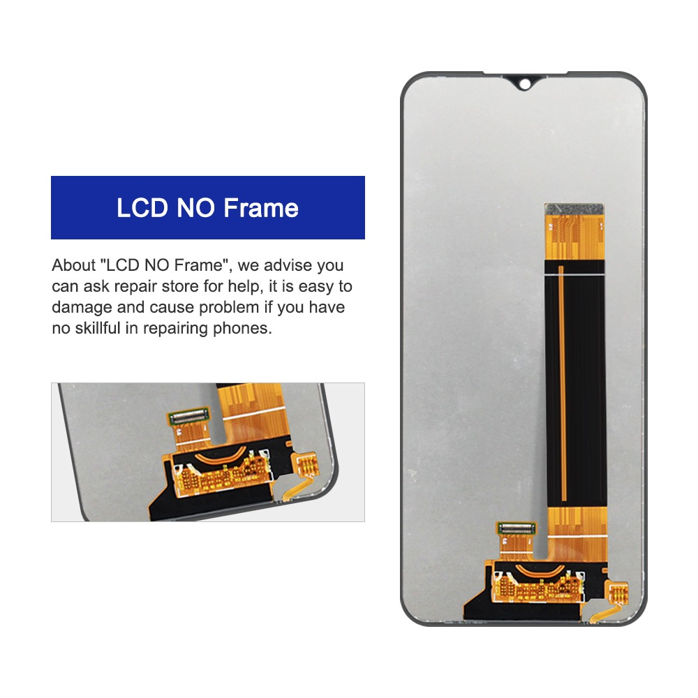 Màn hình hiển thị A23 chính hãng có khung, dành cho  A23 A235 A236 A235F / DS Màn hình Lcd Màn hình cảm ứng Bộ số hóa thay thế
