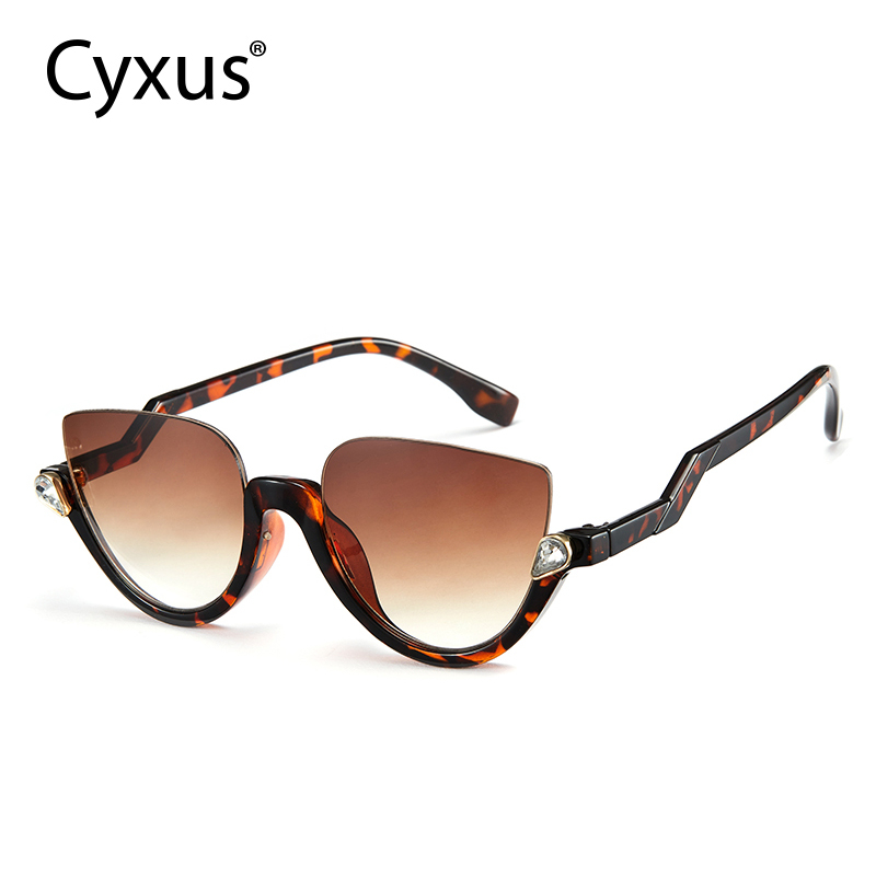 Cyxus Kính Mát Y2K Retro Gọng Nửa Khung Cho Nam Nữ Chống Tia UV400 Phù Hợp Đi Biển Và Hoạt Động Ngoài Trời 1079