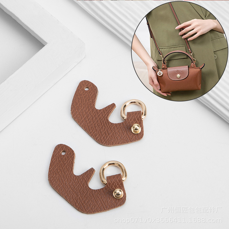 LONGCHAMP Dây Da Đeo Vai Dài Không Đục Lỗ DIY