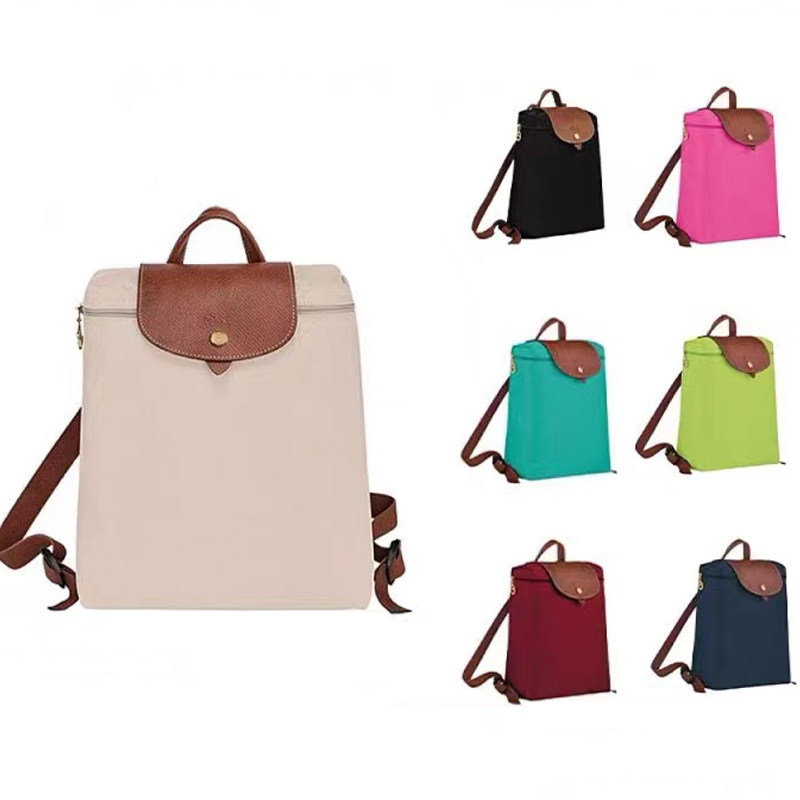 Mới Chiến Tranh Pháp Ngựa Ba Lô Thời Trang Nữ Dung Tích Lớn Túi Du Lịch Nylon Da Thật Schoolbag