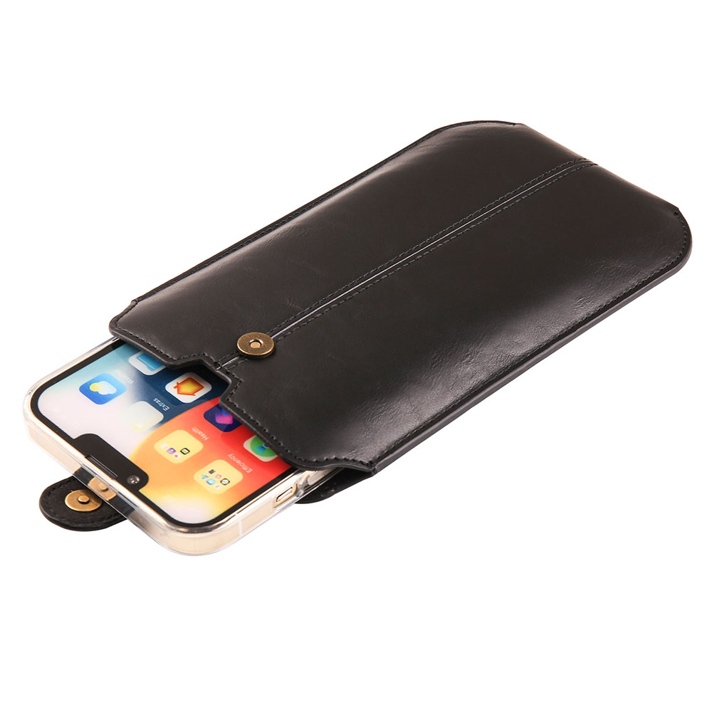 Túi Da Đeo Hông Đựng Điện Thoại iphone 14 Pro MAX Ốp