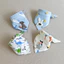 Set 4 Yếm Cotton Tam Giác Xinh Xắn Dành Cho Các Bé