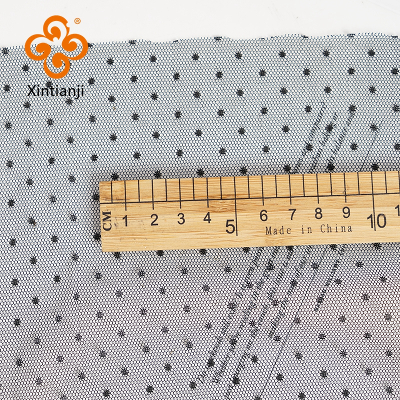 100x150cm Ren Lưới Chấm Jacquard Vải Tuyn Vải Cho Đầm Và Lưới Chống Muỗi Chắp Vá Miếng Dán Kim Tự Làm Chất Liệu TJ0388