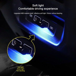 Đèn LED USB Mini 7 Màu Tự Động Chuyên Dụng Trang Trí Xe Hơi