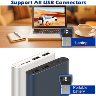 Đèn LED USB Mini 7 Màu Tự Động Chuyên Dụng Trang Trí Xe Hơi