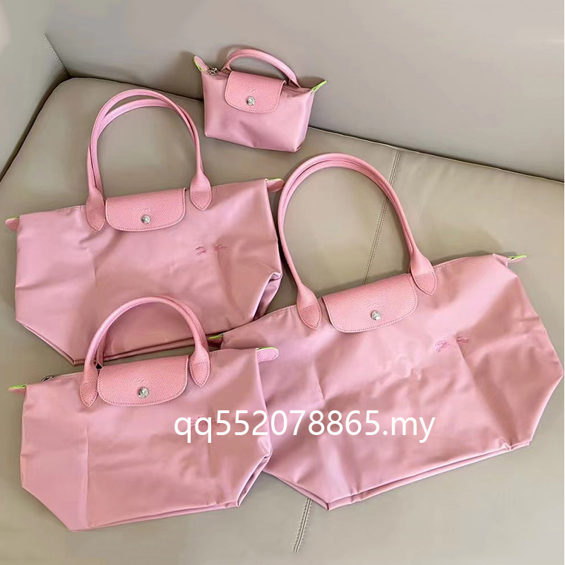 War Horse Màu Sắc Mới Túi Đeo Vai Nữ Cánh Hoa Màu Hồng Túi Xách Tay Nylon Chống Thấm Nước Túi Bánh Bao