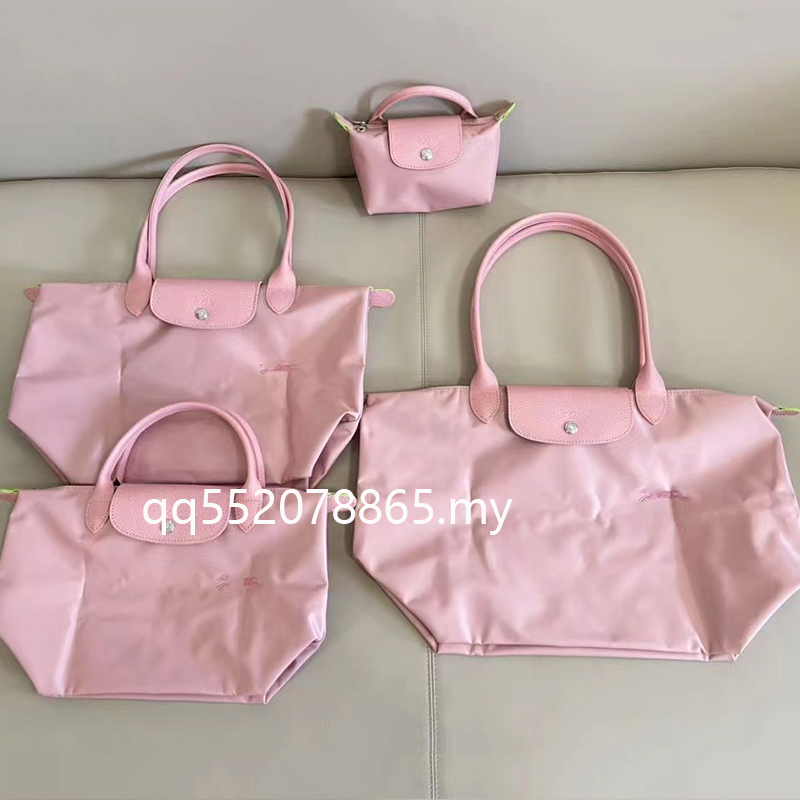 War Horse Màu Sắc Mới Túi Đeo Vai Nữ Cánh Hoa Màu Hồng Túi Xách Tay Nylon Chống Thấm Nước Túi Bánh Bao