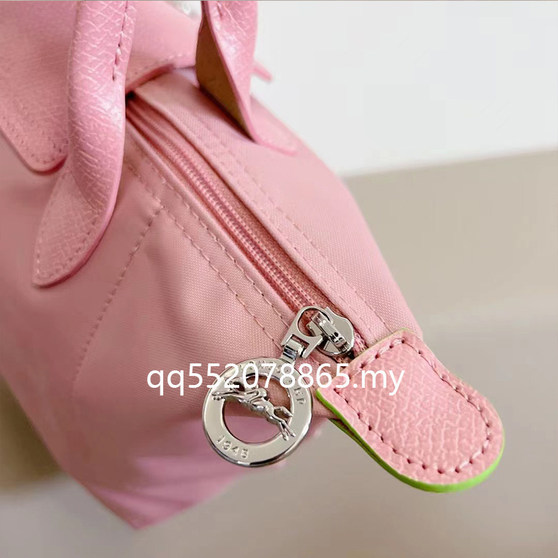 War Horse Màu Sắc Mới Túi Đeo Vai Nữ Cánh Hoa Màu Hồng Túi Xách Tay Nylon Chống Thấm Nước Túi Bánh Bao