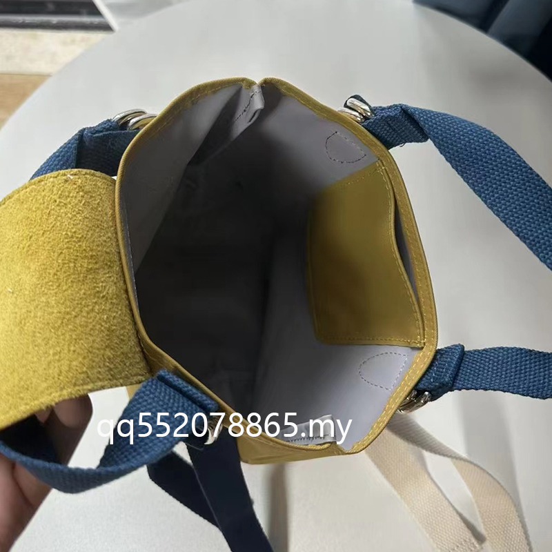 War Horse 2024 Túi Tote Nylon tương phản mới có ruy băng Túi vải đeo chéo một vai dành cho nữ
