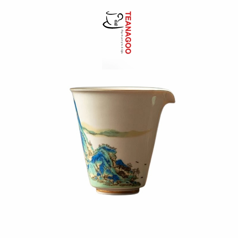 Ly Uống Trà Bằng Sứ Trắng Vẽ Tay Dung Tích 170ML | Shopee Việt Nam