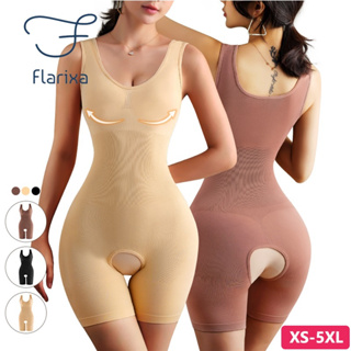 1/2pcs Slimming Compression Bodysuit Women Open Crotch Shapewear Corset Body  Shaper Modeling Underwear Butt Lifter Tummy Control