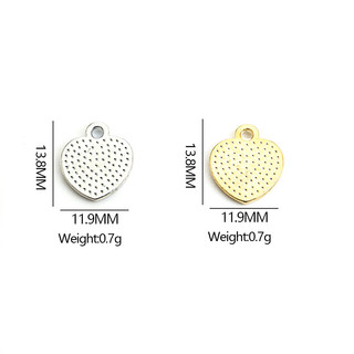 Set 20 Mặt Vòng cổ Tráng Men Hình Trái Tim Đơn Giản Dễ Phối Đồ Phong Cách Unisex