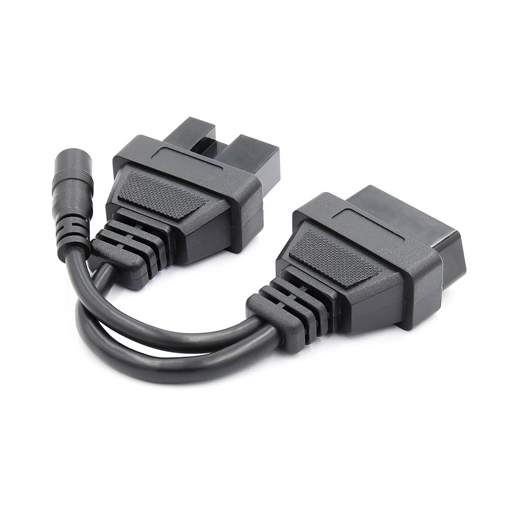 MITSUBISHI Cáp ChuyểN ĐổI 12Pin OBD2 Sang 16 Pin OBD2 ELM327 12 Pin Sang 16Pin OBD2 Cho Xe Hơi