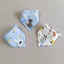 Set 3 Yếm Ăn Cotton Hình Tam Giác Dành Cho Các Bé