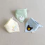Set 3 Yếm Ăn Cotton Hình Tam Giác Dành Cho Các Bé