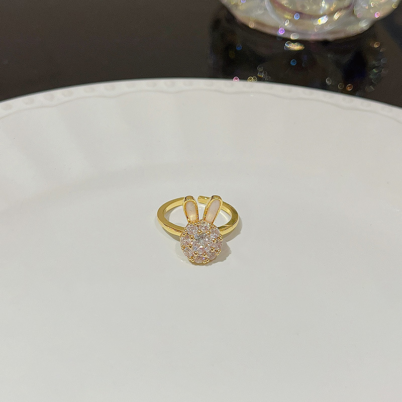 Nhẫn nữ bộ sưu tập zircon hình bướm sang trọng, dễ điều chỉnh size