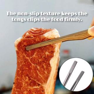 Kẹp Gắp Trà / Salad / Đường Thức Ăn Bằng Titan Chống Bỏng Tiện Dụng
