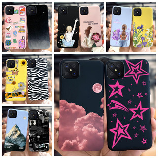 Ốp Điện Thoại Silicon Mềm Hình Trăng Sao Thời Trang Cho OPPO Reno4 Z 5G CPH2065 Reno 4Z 5G OPPO A92S
