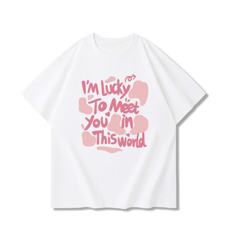 Áo thun HIIXIIVI 100% cotton tay ngắn cổ tròn phong cách Hàn Quốc thời trang mùa hè cho nữ