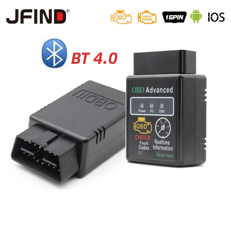 Thiết Bị Chẩn Đoán Lỗi Ô Tô OBD2 ELM327 Bluetooth 4.0 ECU Cho Android / iOS