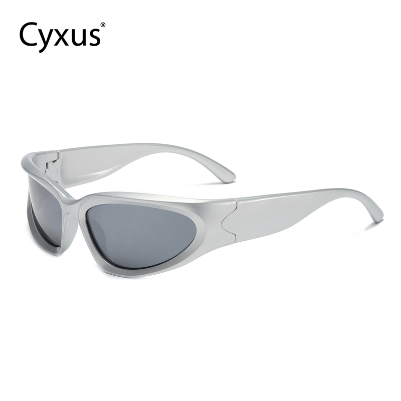 Cyxus Kính Mát Phân Cực Y2K Ôm Sát Kiểu Vuông Thể Thao Kích Thước Lớn Chống UV400 Đạp Xe Ngoài Trời Biển 1083