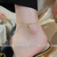 Lắc chân titan nữ không gỉ mạ vàng 18k thiết kế bi tròn mẫu mới nhất 2023 phong cách thời trang cá tính trẻ trung