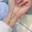Lắc chân titan nữ không gỉ mạ vàng 18k thiết kế bi tròn mẫu mới nhất 2023 phong cách thời trang cá tính trẻ trung