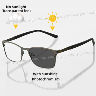 Kính chống bức xạ bằng kim loại chất lượng cao Shande dành cho nam Kính râm chống ánh sáng xanh 2in1