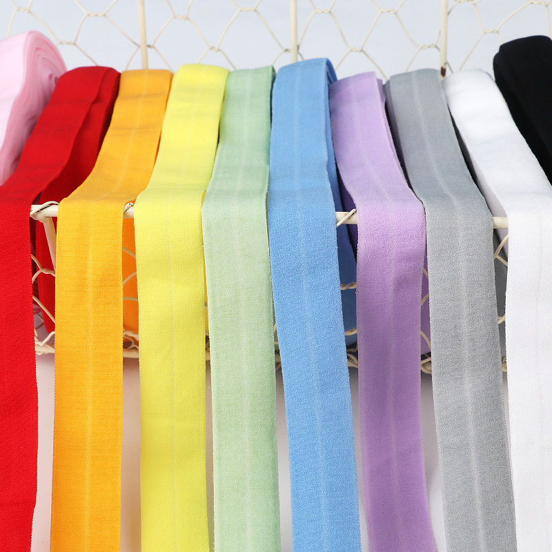 10m Ren Viền Cotton Viền Vải Vải Co Giãn Quần Áo Đường Ống Gấp Vải Dây ...