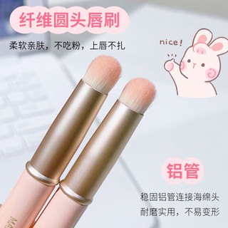 Cọ Trang Điểm Môi Đầu Tròn Có Nắp Đậy Tiện Dụng NO.J029