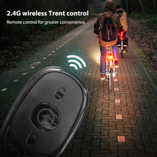 Đèn LED Nhấp Nháy Không Dây Chống Va Chạm Chống Thấm Nước Có Điều Khiển Từ Xa Cho Xe Đạp Xe Máy