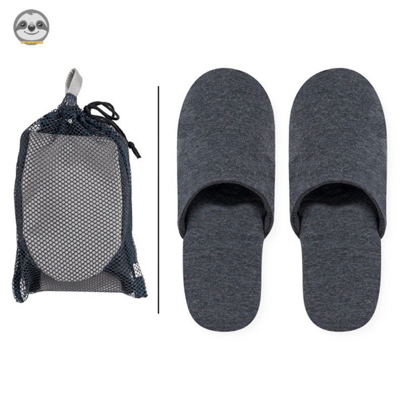 Dép Đi Trong Nhà / Khách Sạn muji Phong Cách Nhật Bản Dày Gấp Gọn Mềm Mại Thoải Mái