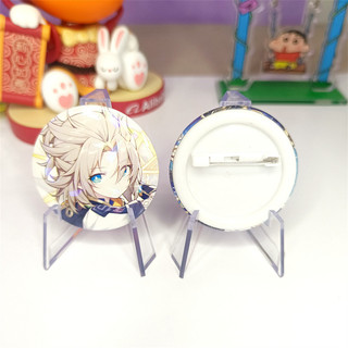 Huy Hiệu Cài Áo Hình Nhân Vật Game Genshin Va Chạm Xiao Keqing Qiqi 44mm
