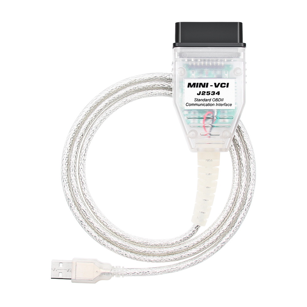 Dây Cáp MINI VCI Cho Thiết Bị Chẩn Đoán Lỗi Ô Tô Toyota TIS Techstream V18.00.008 minivci FTDI J2534 OBD OBD2