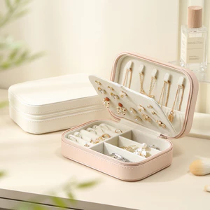 Hộp Đựng Trang Sức Có Khóa Kéo Tiện Dụng