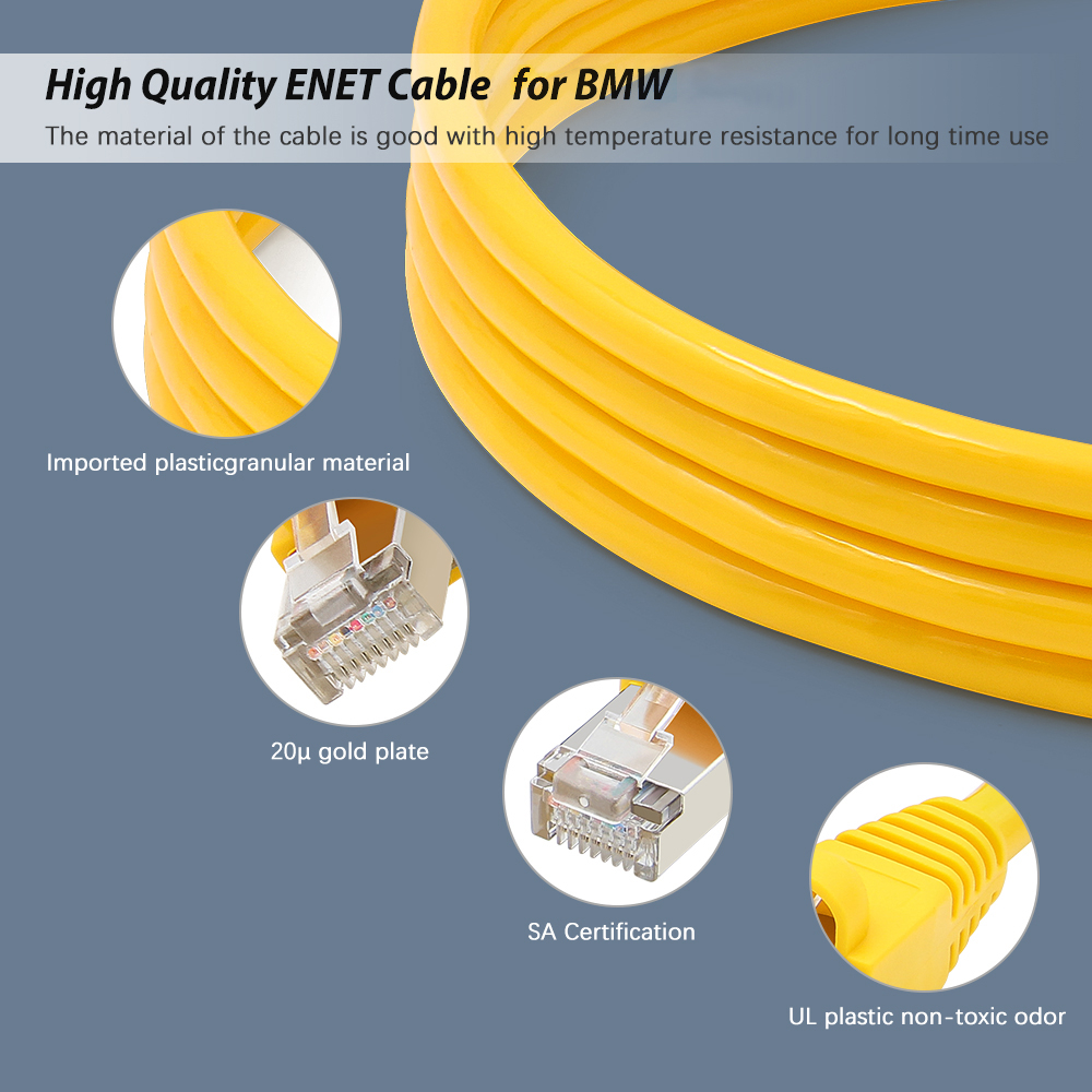 Dây Cáp ESYS ENET Cho Máy Quét Chẩn Đoán Lỗi Ô Tô BMW F Series OBD 2 OBD2