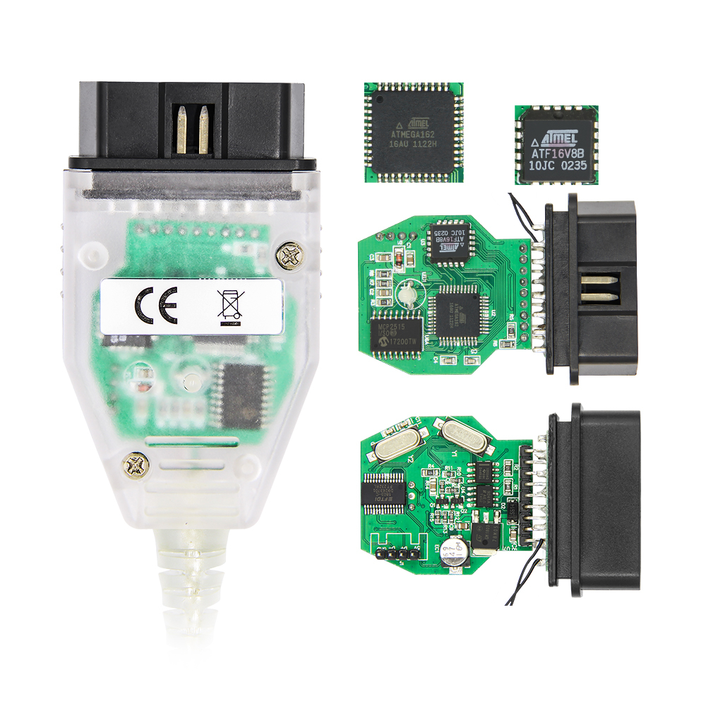 Dây Cáp K-line OBD 2 OBD2 Cho Xe Hơi BMW 1998-2013 inpa K DCAN K + DCAN FTDI FT232RL