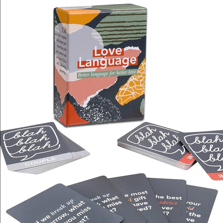 Love Language Card Game Bộ Đồ Chơi Câu Hỏi 150 Ngôn Ngữ Tình Yêu Cho