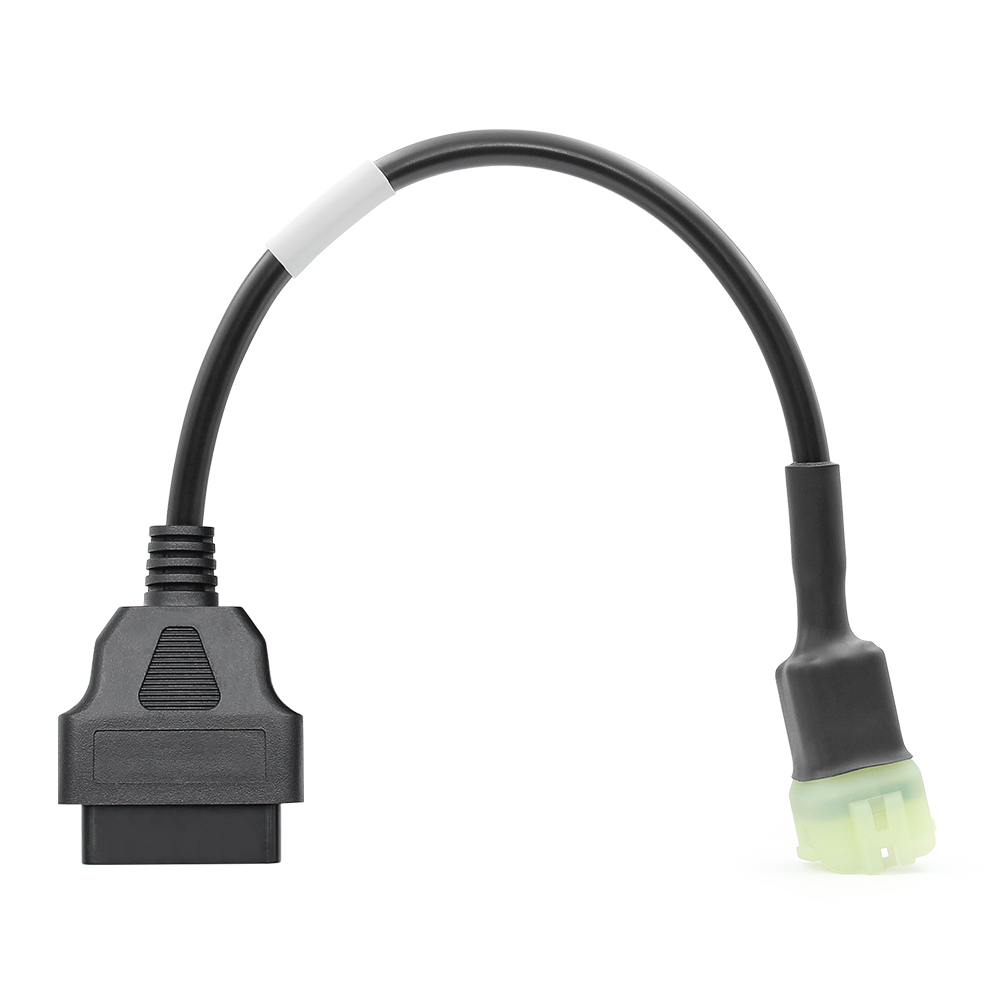 Dành Cho Xe Máy Kawasaki 6PIN Đến 16PIN OBD2 Cáp Chuyển Đổi Xe Máy OBD2 Chẩn Đoán Quét Công Cụ Adapter Cáp Dây Moto OBD 2 Nối Dài Cáp Kết Nối Sử Dụng Cho ELM327 V1.5