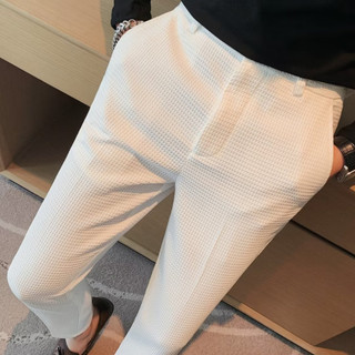 Quần Hàn Quốc cao cấp, dáng slim-fit, chất liệu micro-elastic, màu trơn, drape đẹp, thích hợp đi làm/dạo phố
