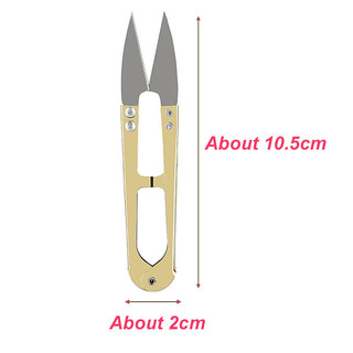 Hình Chữ U Thợ May Cắt Chữ Thập Thêu Đầu Cắt Nhiều Màu Sắc Mini Kéo DIY Cắt Tỉa Tiếp Liệu