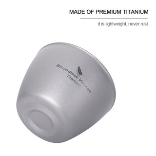 Cốc Uống Trà Hai Lớp Bằng Titan Ti3089D