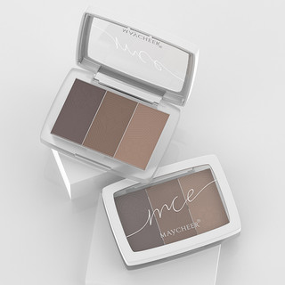 Bảng Phấn Trang Điểm Lông Mày 3 Màu Chống Thấm Nước Lâu Trôi MAYCHEER NO.3128