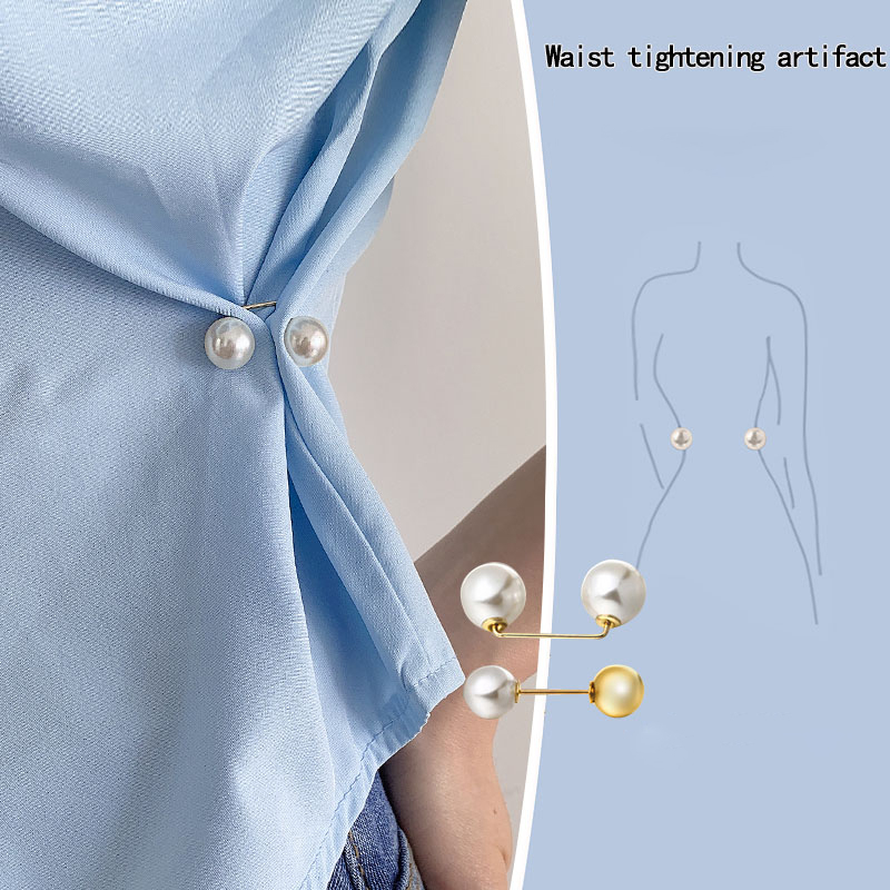 Khóa thắt lưng nữ ngọc trai giả, thời trang và có thể điều chỉnh theo phong cách Hàn Quốc