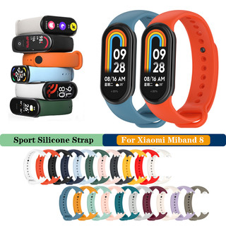 Dây Đeo Cho Xiaomi Mi Band 10 / 9 / 8 Thay Thế Nhiều Màu Sắc Silicon Thoải Mái Dây Đeo Tay Cho miband 8
