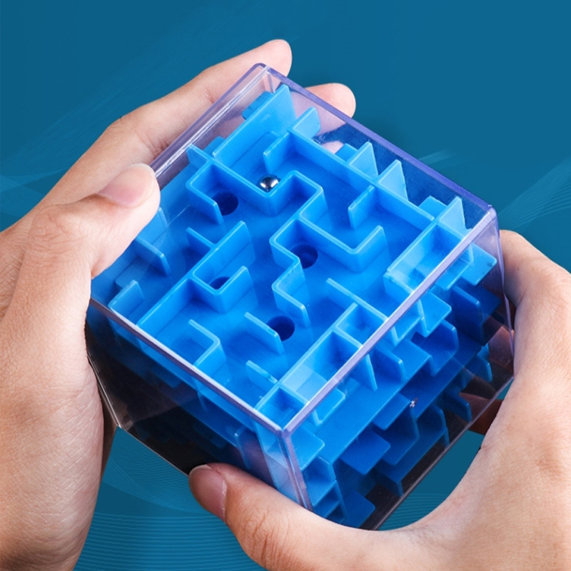 Ảnh LEQIAZHIXING Quả Bóng Mê Cung 3d 6CM Nhiều Màu Sắc Rèn Luyện Trí Não Cho Bé 2