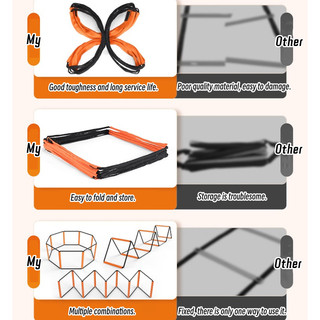 Thiết bị tập thể dục thể chất cho trẻ em thang nhanh nhẹn đa chức năng bóng rổ / bước bóng đá huấn luyện dây nhảy lưới trò chơi thang huấn luyện bóng đá, thang nhanh nhẹn