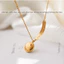 Lắc chân bằng titan không gỉ mạ vàng 18k hình mặt cười đáng yêu thời trang trẻ trung xinh xắn dành cho nữ