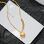 Lắc chân bằng titan không gỉ mạ vàng 18k hình mặt cười đáng yêu thời trang trẻ trung xinh xắn dành cho nữ