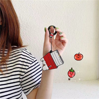 Vỏ Bảo Vệ Hộp Sạc Tai Nghe airpods 1 2 3 pro Bằng Silicon Họa Tiết Hoạt Hình snoopy Dễ